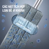Cây Lau Nhà Phun Sương Tự Vắt Xoay 360 độ Kèm 3 Miếng Bông 38cm - Sạc, Khô Nhanh, Giá Ưu Đãi 289.000₫ 3