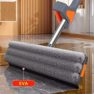 Cây lau nhà sàn lớn 45cm xoay 360 Giặt rảnh tay, có vắt, lau ướt khô đa năng, giá 54.600₫