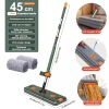 Cây lau nhà sàn lớn 45cm xoay 360 Giặt rảnh tay, có vắt, lau ướt khô đa năng, giá 54.600₫ 10