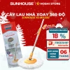 Cây lau nhà SUNHOUSE KS-MO350I chổi xoay 360 độ giá 119.000 thay thế bộ lau nhà