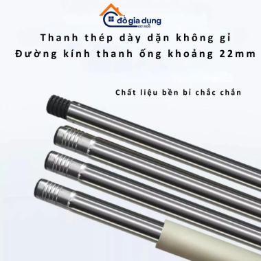 Cây Lau Nhà Thay Bàn Inox 33x12cm - Chổi Tự Vắt Thông Minh Xoay 360 do 61.646 VND