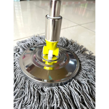 Cây Lau Nhà Thay Thế 360 Inox Thái Lan Gậy Khóa Tròn Siêu Xịn Giá 250k 5