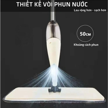Cây Lau Nhà Thông Minh 2 trong 1 Phun Sương, Đầu Xoay 360 độ, Lau Sạch Mọi Bụi, Giá 89.000₫ 6 Cây Lau Nhà Thông Minh 2 trong 1 Phun Sương, Đầu Xoay 360 độ, Lau Sạch Mọi Bụi, Giá 89.000₫ 6