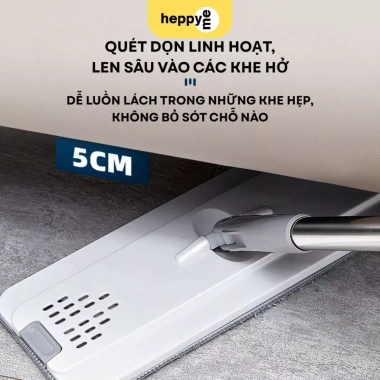 Cây lau nhà thông minh 360 độ thay thế bộ lau không thùng vắt giá ưu đãi 54.583đ