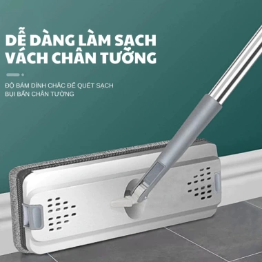 Cây lau nhà thông minh 360 tự vắt - Bộ chổi lau sàn gọn nhẹ, thiết kế sang trọng, giá ưu đãi 162.225 VND