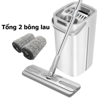 Cây lau nhà thông minh 360 tự vắt - Bộ chổi lau sàn gọn nhẹ, thiết kế sang trọng, giá ưu đãi 162.225 VND