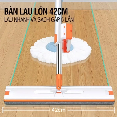 Cây lau nhà thông minh AKIITO A7 3 trong 1, tự vắt xoay 360 do, giá chỉ 219.000đ