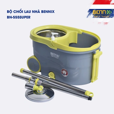 Cây lau nhà thông minh Bennix BN555WA 360° Thái Lan, bánh xe di chuyển - 219.000đ 7 Cây lau nhà thông minh Bennix BN555WA 360° Thái Lan, bánh xe di chuyển - 219.000đ 7