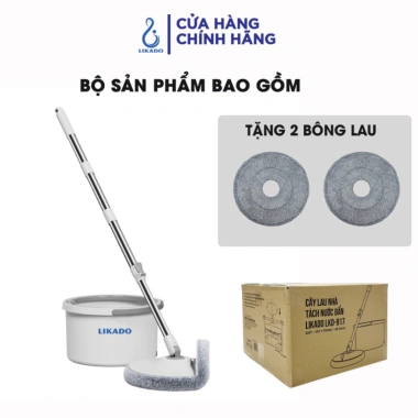 Cây lau nhà thông minh Likado LKD 817 tách nước bẩn, thùng tròn - 363.000₫ 6 Cây lau nhà thông minh Likado LKD 817 tách nước bẩn, thùng tròn - 363.000₫ 6
