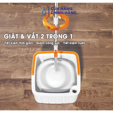 Cây lau nhà thông minh LKD-821 tách nước bẩn, siêu sạch, giảm giá 363.000đ