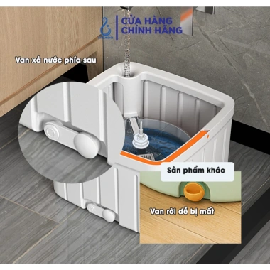 Cây lau nhà thông minh LKD-821 tách nước bẩn, siêu sạch, giảm giá 363.000đ