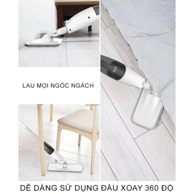 Cây Lau Nhà Thông Minh Phun Sương 2 trong 1 Đầu Xoay 360 độ MKS042 Giá ưu đãi 160.150 VND 5
