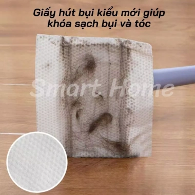 Cây Lau Nhà Thông Minh Tự Động Hút Khăn Xoay 360 do, Tự Nhả Khăn, Kèm Nhíp Gắp Tiện Lợi - Giá 89.000 VND