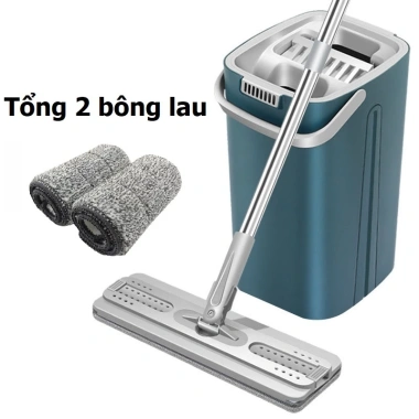 Cây Lau Nhà Tự Vắt 2 Ngăn - Chổi Lau 360 độ Tách Nước Bẩn, Bảo Vệ Da Tay 10 Cây Lau Nhà Tự Vắt 2 Ngăn - Chổi Lau 360 độ Tách Nước Bẩn, Bảo Vệ Da Tay 10