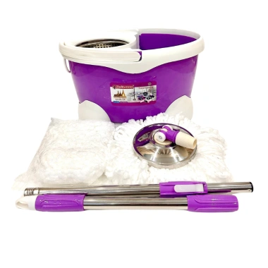 Cây lau nhà tự vắt 360 độ Thái Lan Spin Mop SM02 lồng vắt inox - Giá chỉ 219.000đ 3