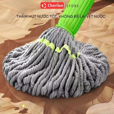 Cây Lau Nhà Tự Vắt 360 độ Thông Minh - Chổi Cán Inox 1m3 + Bông Microfiber, Giá ưu đãi 78.162 VND 7 Cây Lau Nhà Tự Vắt 360 độ Thông Minh - Chổi Cán Inox 1m3 + Bông Microfiber, Giá ưu đãi 78.162 VND 7