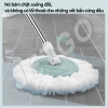 Cây Lau Nhà Tự Vắt 360° JETGO Khô Nhanh Siêu Sạch Khung Thép Không Gỉ Tặng Vải 3