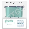 Cây Lau Nhà Tự Vắt 360° JETGO Khô Nhanh Siêu Sạch Khung Thép Không Gỉ Tặng Vải 8