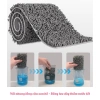 Cây Lau Nhà Tự Vắt 42cm Bàn Lau Hợp Kim Nhôm Xoay 360°, Tích Hợp Gạt Nước, Cán Thép Không Gỉ Cao Cấp, Giá 160k 3