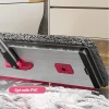 Cây Lau Nhà Tự Vắt 42cm Bàn Lau Hợp Kim Nhôm Xoay 360°, Tích Hợp Gạt Nước, Cán Thép Không Gỉ Cao Cấp, Giá 160k 9