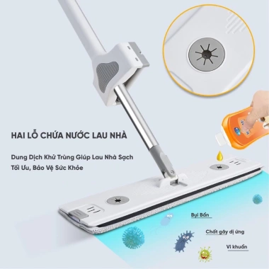 Cây lau nhà tự vắt 45x12cm xoay 360° bộ đa năng có bàn lau 45cm - Giá chỉ 175.000₫ 3 Cây lau nhà tự vắt 45x12cm xoay 360° bộ đa năng có bàn lau 45cm - Giá chỉ 175.000₫ 3