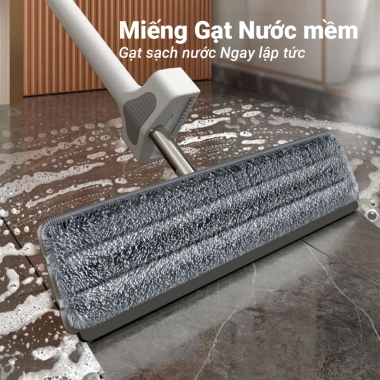 Cây lau nhà tự vắt 45x12cm xoay 360° bộ đa năng có bàn lau 45cm - Giá chỉ 175.000₫ 4 Cây lau nhà tự vắt 45x12cm xoay 360° bộ đa năng có bàn lau 45cm - Giá chỉ 175.000₫ 4