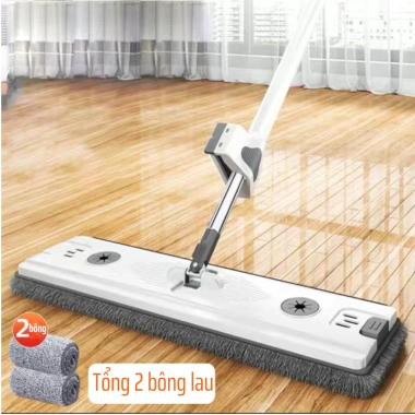 Cây lau nhà tự vắt 45x12cm xoay 360° bộ đa năng có bàn lau 45cm - Giá chỉ 175.000₫
