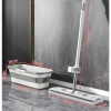 Cây Lau Nhà Tự Vắt 45x12cm Xoay 360 Đa Năng Có Bàn Lau & Xô - Giá Ưu Đãi 150k