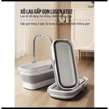 Cây Lau Nhà Tự Vắt 45x12cm Xoay 360 Đa Năng Có Bàn Lau & Xô - Giá Ưu Đãi 150k