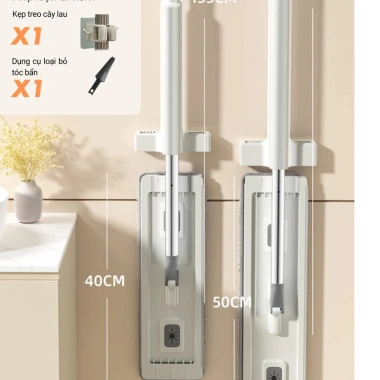 Cây Lau Nhà Tự Vắt 50cm TV50 - Siêu Nhẹ, Dễ Dùng, Giá Ưu Đãi 160.000đ 2