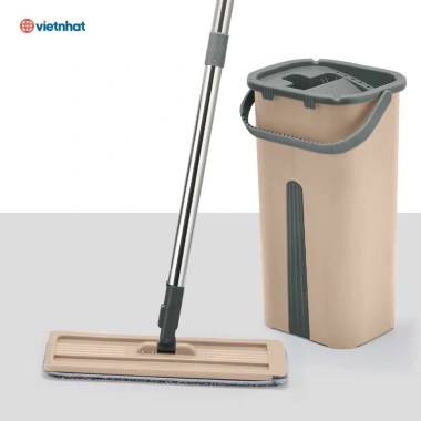 Cây lau nhà tự vắt chổi thông minh xoay 360 độ nhựa cao cấp Việt Nhật - Giá chỉ 156.000₫ 3