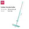 Cây Lau Nhà Tự Vắt Deli 360° - Chổi 35cm, Lau Sạch Nhiều Bề Mặt, Giá 347k 10
