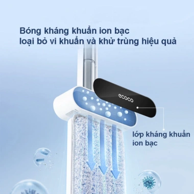 Cây lau nhà tự vắt ECOCO kháng khuẩn 360 độ - Lau sạch khô nhanh, gấp gọn GDMP 2 Cây lau nhà tự vắt ECOCO kháng khuẩn 360 độ - Lau sạch khô nhanh, gấp gọn GDMP 2