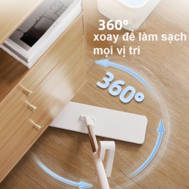Cây lau nhà tự vắt ECOCO kháng khuẩn 360 độ - Lau sạch khô nhanh, gấp gọn GDMP 4 Cây lau nhà tự vắt ECOCO kháng khuẩn 360 độ - Lau sạch khô nhanh, gấp gọn GDMP 4
