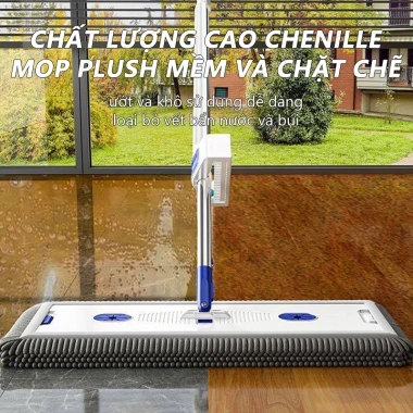 Cây Lau Nhà Tự Vắt GREENSINDOOR 45cm - Xoay 360, Bông San Hô, Giá Ưu Đãi 43.900₫ 3
