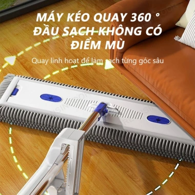 Cây Lau Nhà Tự Vắt GREENSINDOOR 45cm - Xoay 360, Bông San Hô, Giá Ưu Đãi 43.900₫ 4