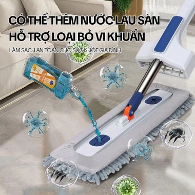 Cây Lau Nhà Tự Vắt GREENSINDOOR 45cm - Xoay 360, Bông San Hô, Giá Ưu Đãi 43.900₫ 5