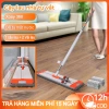 Cây lau nhà tự vắt GREENSINDOOR - chổi xoay 360°, bàn lau hợp kim nhôm cao cấp