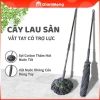 Cây Lau Nhà Tự Vắt Inox 360° Bông Cotton Siêu Thấm - Lau Khô Ướt Nhanh, Giá 48k