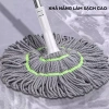 Cây Lau Nhà Tự Vắt Inox 360° Bông Cotton Siêu Thấm - Lau Khô Ướt Nhanh, Giá 48k 2