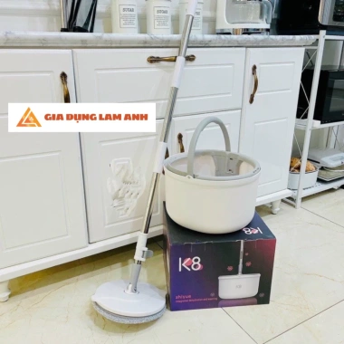 Cây lau nhà tự vắt K8 cao cấp xoay 360 độ, chính hãng, giá chỉ 105.000 VND