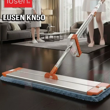 Cây lau nhà tự vắt Lusen KN50 - chổi công nghiệp tách nước bẩn, giá 199.000 VND
