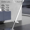 Cây lau nhà tự vắt Lusen LC45I - Bàn lau inox xoay 360 độ 2 miếng, giá 239.000