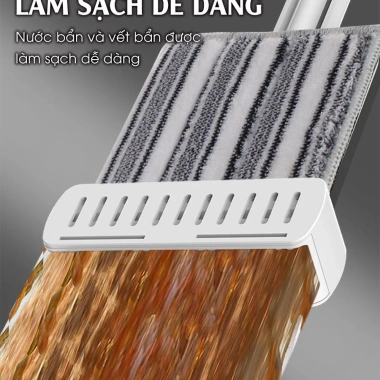 Cây lau nhà tự vắt Lusen LC45I - Bàn lau inox xoay 360 độ 2 miếng, giá 239.000 3 Cây lau nhà tự vắt Lusen LC45I - Bàn lau inox xoay 360 độ 2 miếng, giá 239.000 3
