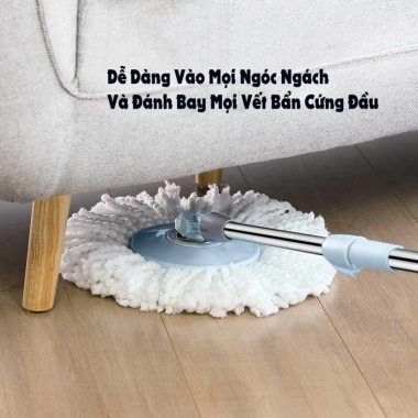 Cây lau nhà tự vắt MINMOP M20 xoay 360 độ 2 trong 1 – Lau sạch ngóc ngách, giá 205.000₫