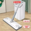 Cây Lau Nhà Tự Vắt MOP Scratch Thông Minh - Thùng 2 Ngăn Giặt Vắt Riêng, Xoay 360 độ