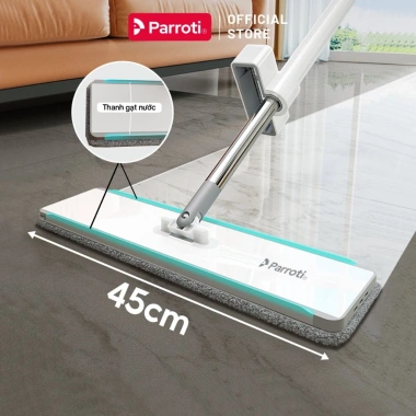 Cây Lau Nhà Tự Vắt Parroti Magic MG03 - Bàn Lau Xoay 360 độ, Tích hợp Gạt Nước, Giá ưu đãi 258.999 VND