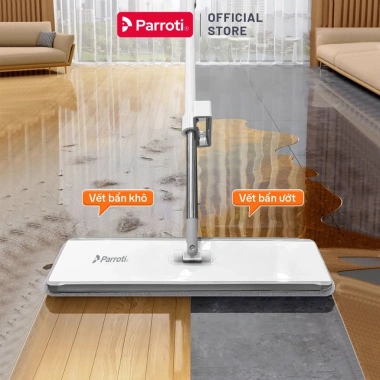Cây Lau Nhà Tự Vắt Parroti Magic MG03 - Bàn Lau Xoay 360 độ, Tích hợp Gạt Nước, Giá ưu đãi 258.999 VND