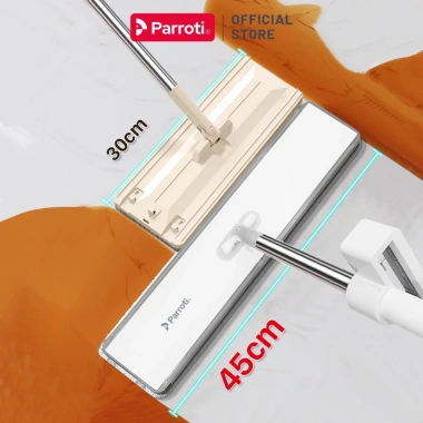 Cây Lau Nhà Tự Vắt Parroti Magic MG03 - Bàn Lau Xoay 360 độ, Tích hợp Gạt Nước, Giá ưu đãi 258.999 VND