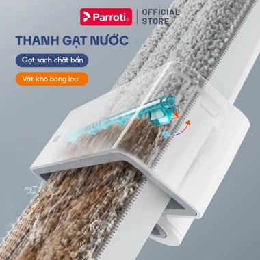Cây Lau Nhà Tự Vắt Parroti Magic MG03 - Bàn Lau Xoay 360 độ, Tích hợp Gạt Nước, Giá ưu đãi 258.999 VND 6 Cây Lau Nhà Tự Vắt Parroti Magic MG03 - Bàn Lau Xoay 360 độ, Tích hợp Gạt Nước, Giá ưu đãi 258.999 VND 6